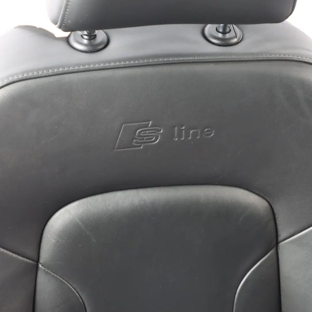 Front Right O/S S-Line Electric Heated Leather Soul Black to Audi Q7 4L Sport Seat with Part number 4L0881806F Audi Q7 4L Sport Seat Front Right O/S S-Line Electric Heated Leather Soul Black - SKU 4L0881806F-2 - Part number 4L0881806F