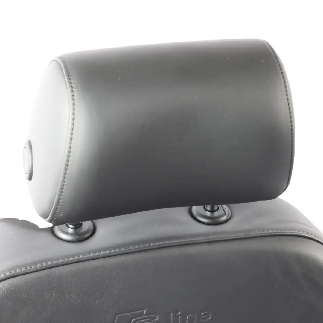 Front Right O/S S-Line Electric Heated Leather Soul Black to Audi Q7 4L Sport Seat with Part number 4L0881806F Audi Q7 4L Sport Seat Front Right O/S S-Line Electric Heated Leather Soul Black - SKU 4L0881806F-2 - Part number 4L0881806F