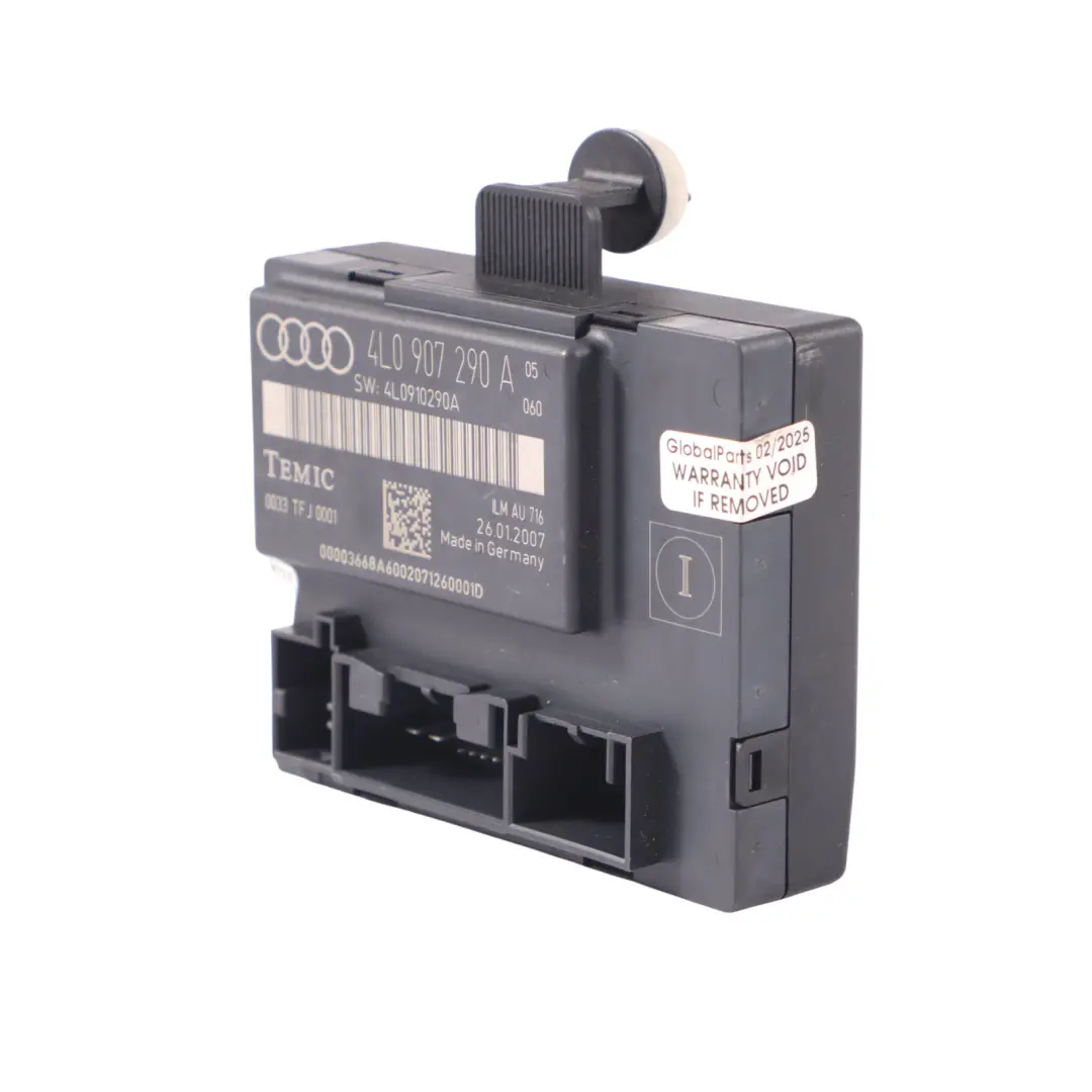 Audi Q7 4L Door Control Unit Module ECU Front Right O/S - SKU 4L0907290A - Part number 4L0907290A