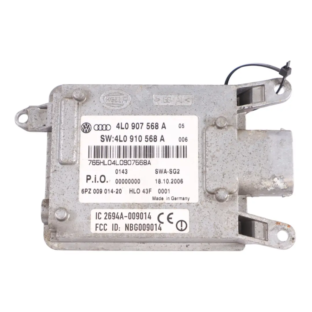 Radareinheit Zur Überwachung Des Toten Winkels für Audi Q7 4L mit Teilenummer 4L0907568A Audi Q7 4L Radareinheit Zur Überwachung Des Toten Winkels - SKU 4L0907568A - Teilenummer 4L0907568A