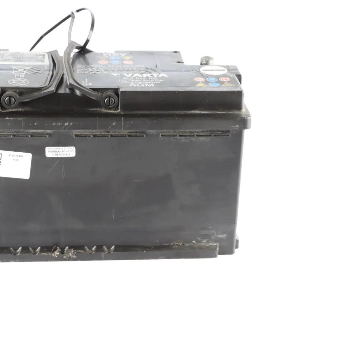 Audi A4 B7 A5 8T Q7 4L Car Battery Varta AGM 105Ah 580A - SKU 4L0915105 - Part number 4L0915105