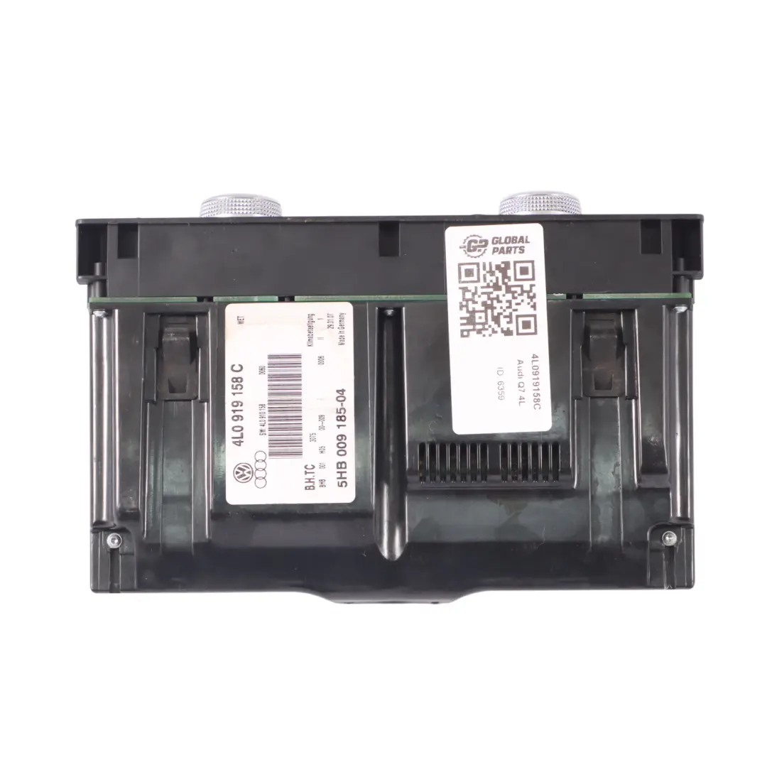 Audi Q7 4L Unité commande panneau chauffage climatisation arrière - SKU 4L0919158C - Numéro de pièce 4L0919158C