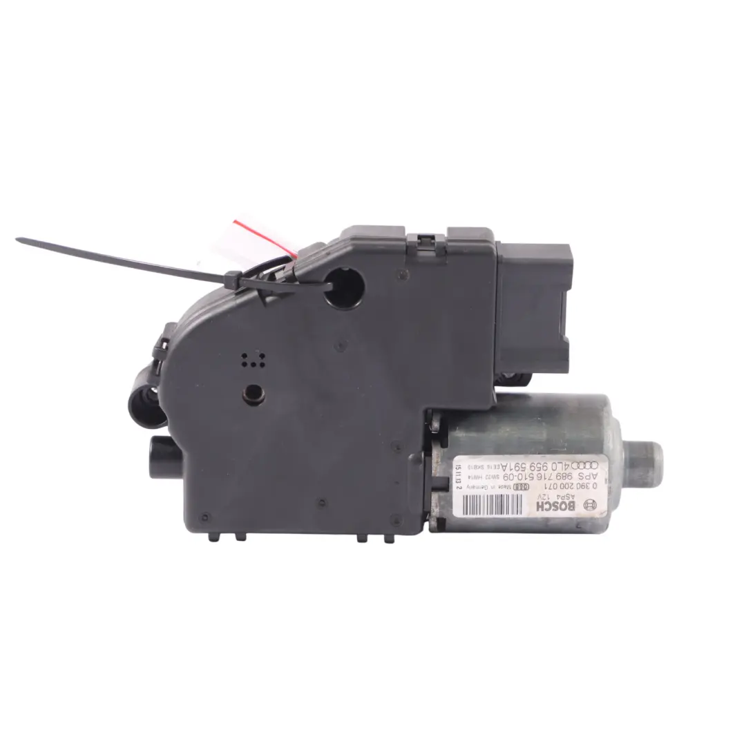Audi Q7 8U Mécanisme entraînement moteur ouvrant verre avant arrière - SKU 4L0959591A - Numéro de pièce 4L0959591A
