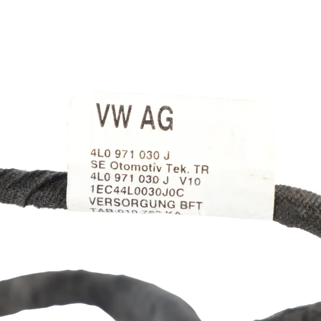 Door Card Wiring Harness Cable Loom Front Passenger Side to Audi Q7 4L with Part number 4L0971030J Audi Q7 4L Door Card Wiring Harness Cable Loom Front Passenger Side - SKU 4L0971030J - Part number 4L0971030J