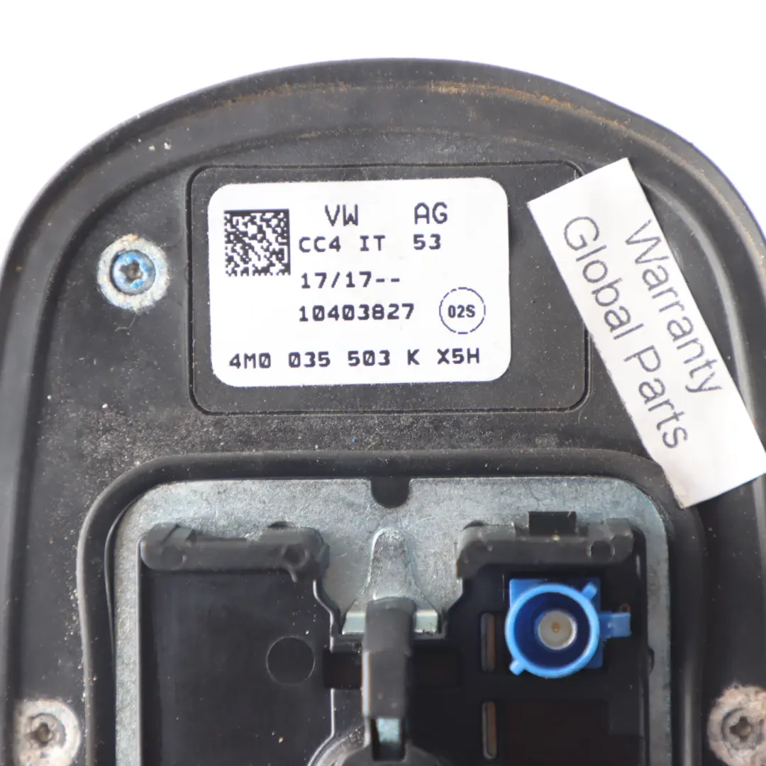 Aerial Roof Antenna Shark Navara Blue - X5H to Audi A4 B9 with Part number 4M0035503K Audi A4 B9 Aerial Roof Antenna Shark Navara Blue - X5H - SKU 4M0035503K-NAB - Part number 4M0035503K