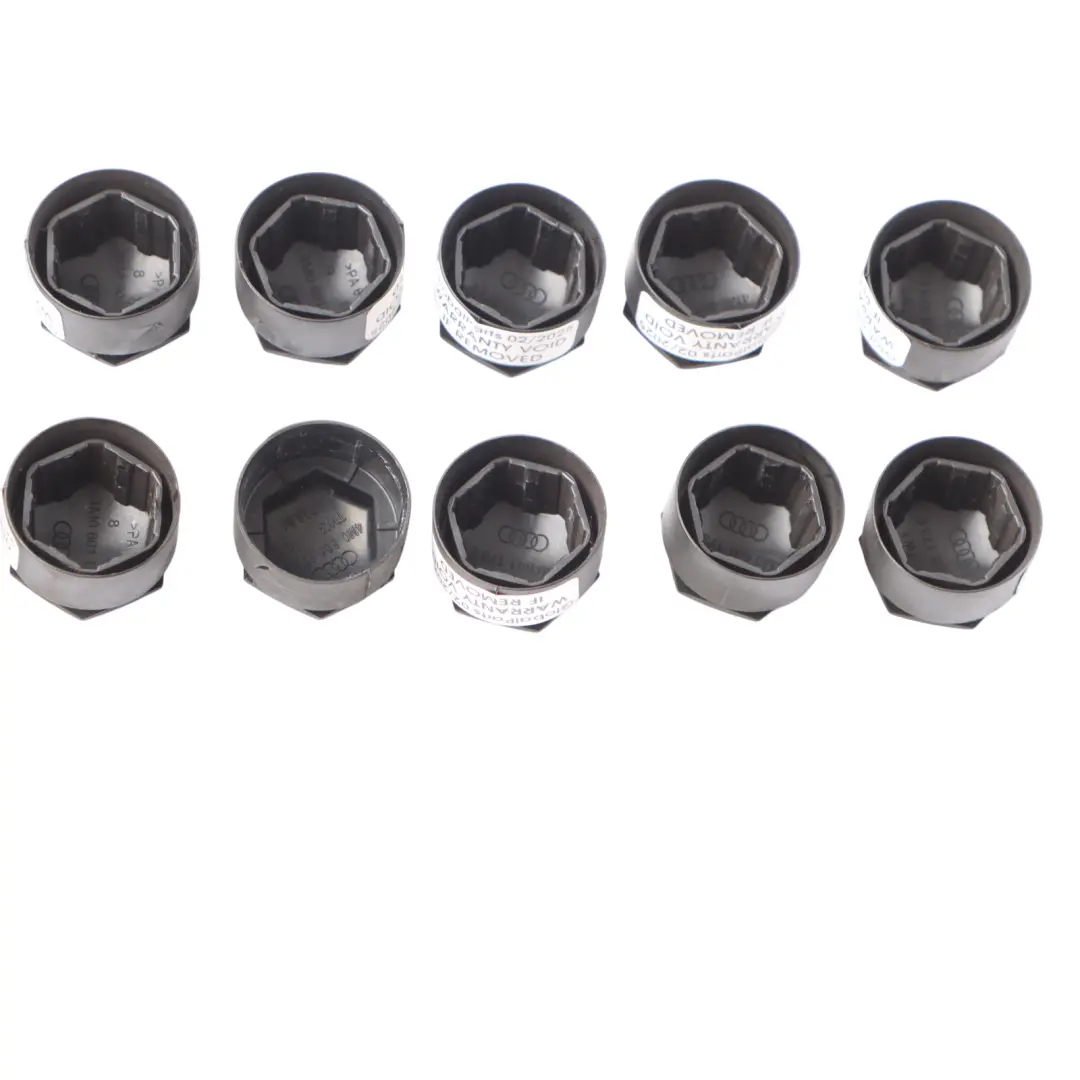 Cap Set 16 to Audi Volkswagen Seat Skoda Wheel Bolt with Part number 4M0601173E Audi Volkswagen Seat Skoda Wheel Bolt Cap Set 16 - SKU 4M0601173E - Part number 4M0601173E