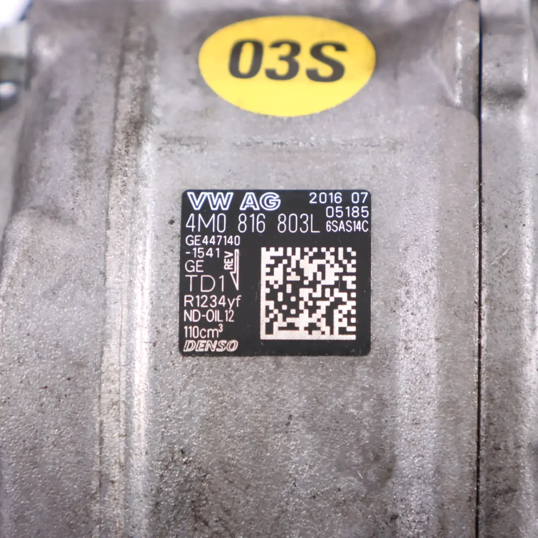 4G8 3.0 TDI Compresor Aire Acondicionado Bomba A/C para Audi A4 A7 con número de pieza 4M0816803L Audi A4 A7 4G8 3.0 TDI Compresor Aire Acondicionado Bomba A/C - SKU 4M0816803L - Número de pieza 4M0816803L