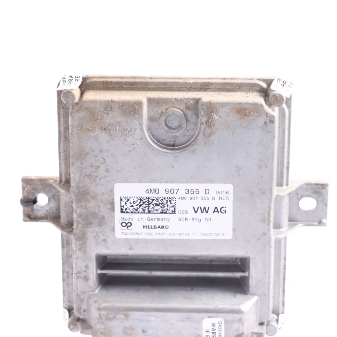 Audi A5 F5 2.0 TDI DEZE Adblue Control Module Unit ECU Assembly - SKU 4M0907355D - Part number 4M0907355D