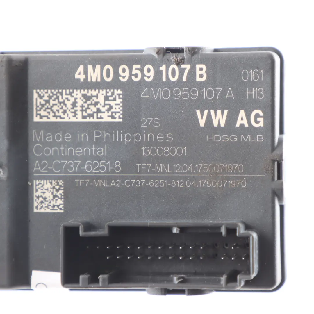 Kofferraum Heck Klappe Steuer Modul Einheit für Audi A4 B9 mit Teilenummer 4M0959107B Audi A4 B9 Kofferraum Heck Klappe Steuer Modul Einheit - SKU 4M0959107B - Teilenummer 4M0959107B