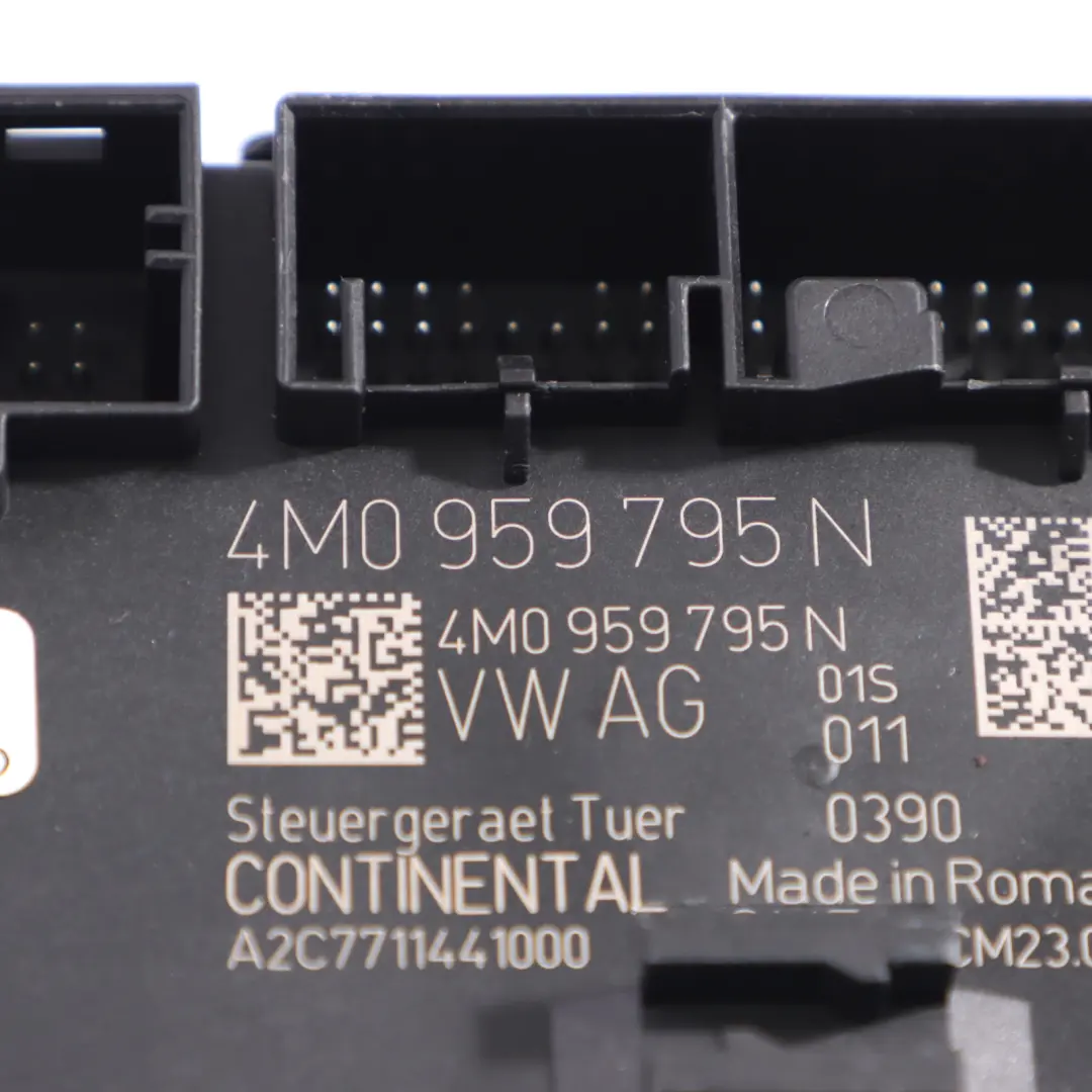 Module De Porte Audi A4 B9 Arrière Gauche Module D'Unité Commande ECU pour à propos du numéro de pièce 4M0959795N Module De Porte Audi A4 B9 Arrière Gauche Module D'Unité Commande ECU - SKU 4M0959795N - Numéro de pièce 4M0959795N