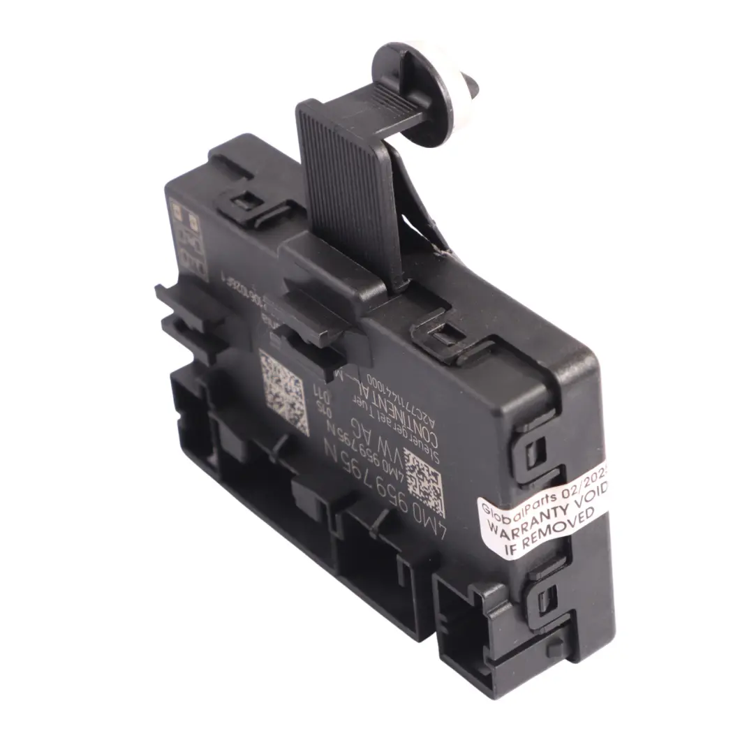 Door Module Rear Left Right N/O/S Control Unit Module ECU to Audi A4 B9 with Part number 4M0959795N Audi A4 B9 Door Module Rear Left Right N/O/S Control Unit Module ECU - SKU 4M0959795N - Part number 4M0959795N