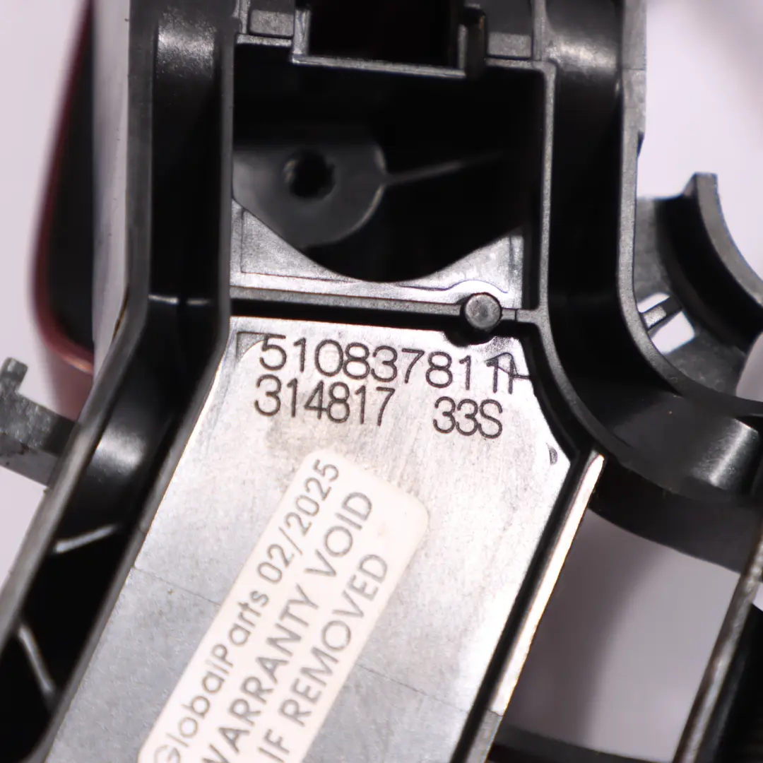 Volkswagen Golf SV Klamka Zewnętrzna Przód Tył Lewo Czerwona - SKU 510837811L-CRE - Numer Części 510837811L