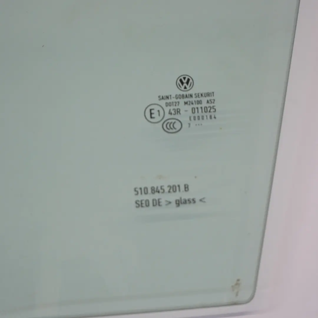 Volkswagen Golf SV Puerta Delantera Izquierda Acristalamiento AS2 - SKU 510845201B - Número de pieza 510845201B