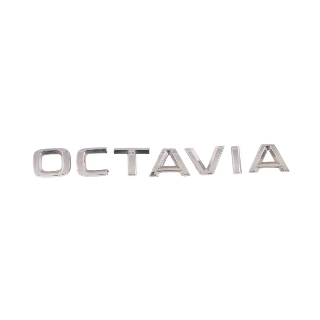Trunk Tailgate Octavia Emblem Rear Boot Logo Badge to Skoda Octavia 5E with Part number 5E0853687 Skoda Octavia 5E Trunk Tailgate Octavia Emblem Rear Boot Logo Badge - SKU 5E0853687 - Part number 5E0853687