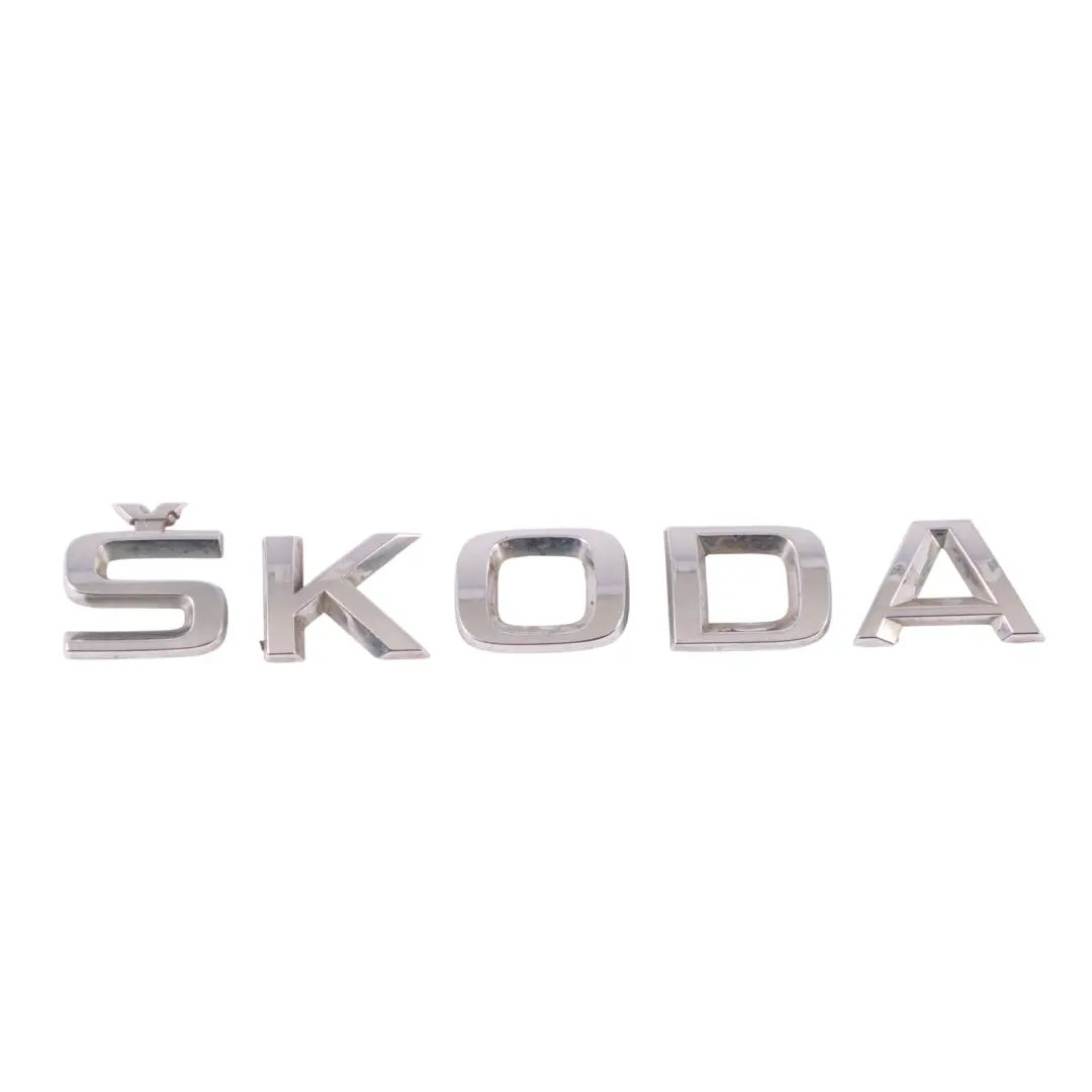 Skoda Octavia 5E Emblema portón trasero insignia logotipo portón - SKU 5JA853687 - Número de pieza 5JA853687