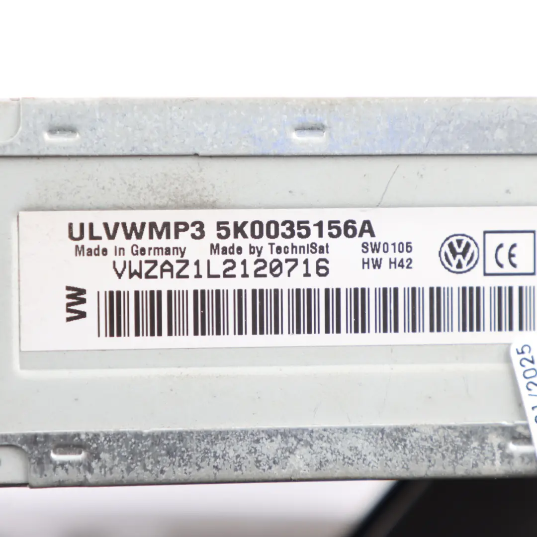 Stereo Radio CD Changer Player Head Unit to VW Volkswagen Touran 1T with Part number 5K0035156A VW Volkswagen Touran 1T Stereo Radio CD Changer Player Head Unit - SKU 5K0035156A-1 - Part number 5K0035156A