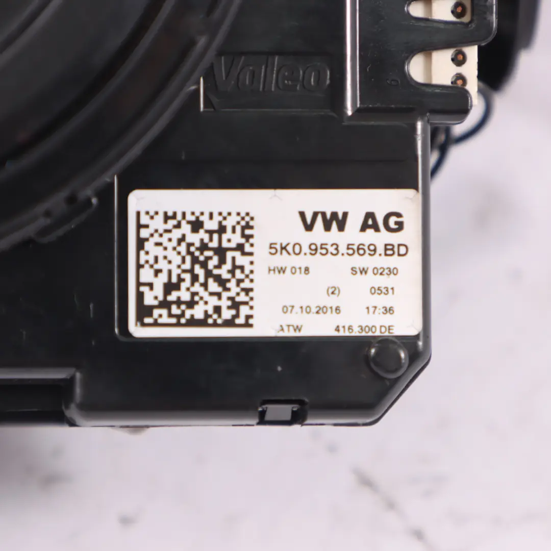 Audi A1 8X Switch Cluster Steering Column Wiper Stalk Slip Indicator - SKU 5K0953569AL-1 - Part number 5K0953569AL