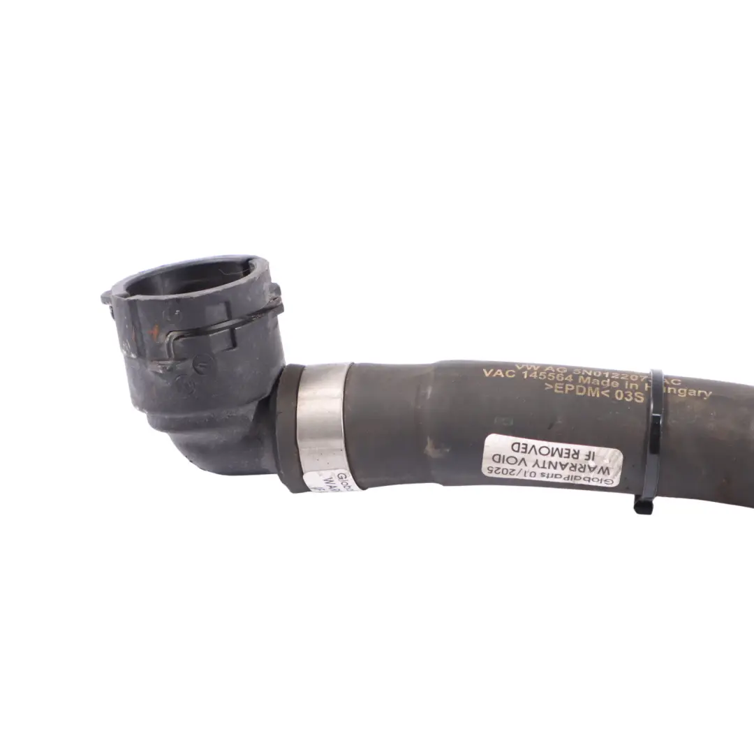 Manguera agua para radiador refrigeración para Audi Q3 8U con número de pieza 5N0122073AC Audi Q3 8U Manguera agua para radiador refrigeración - SKU 5N0122073AC - Número de pieza 5N0122073AC