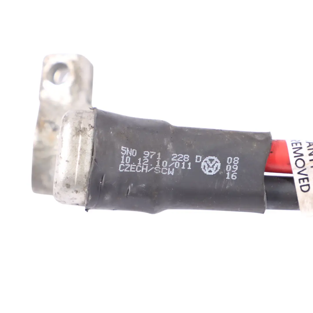 Câble positif batterie câblage pôle positif Volkswagen Tiguan 5N - SKU 5N0971228D - Numéro de pièce 5N0971228D