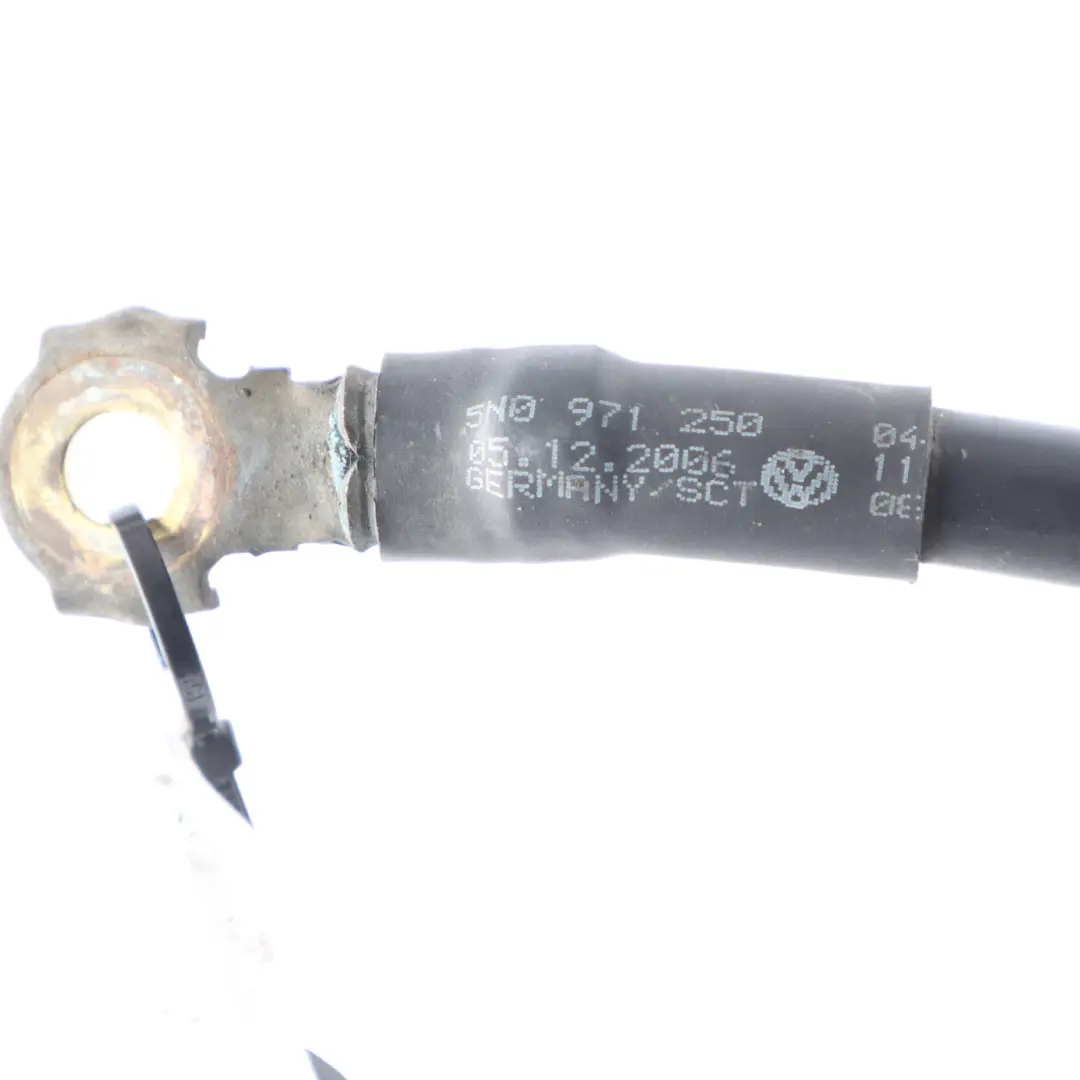 Batterie Negativ Masse Kabel Kabelbaum Anschluss für Audi A3 8P HV mit Teilenummer 5N0971250 Audi A3 8P HV Batterie Negativ Masse Kabel Kabelbaum Anschluss - SKU 5N0971250 - Teilenummer 5N0971250
