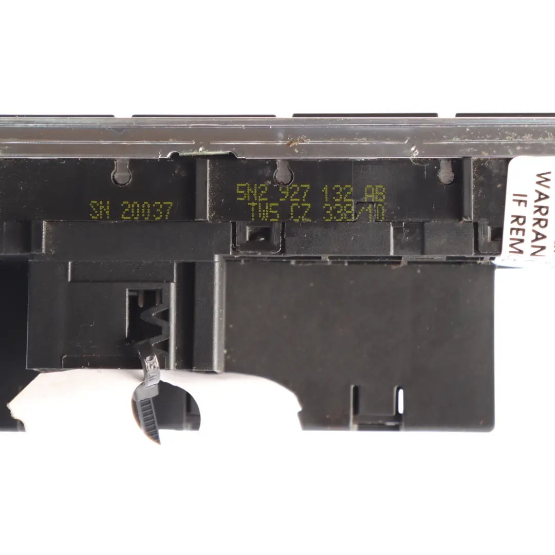 ESP Switch Traction Control Button Unit to Volkswagen Touran 1T with Part number 5N2927132AB Volkswagen Touran 1T ESP Switch Traction Control Button Unit - SKU 5N2927132AB - Part number 5N2927132AB