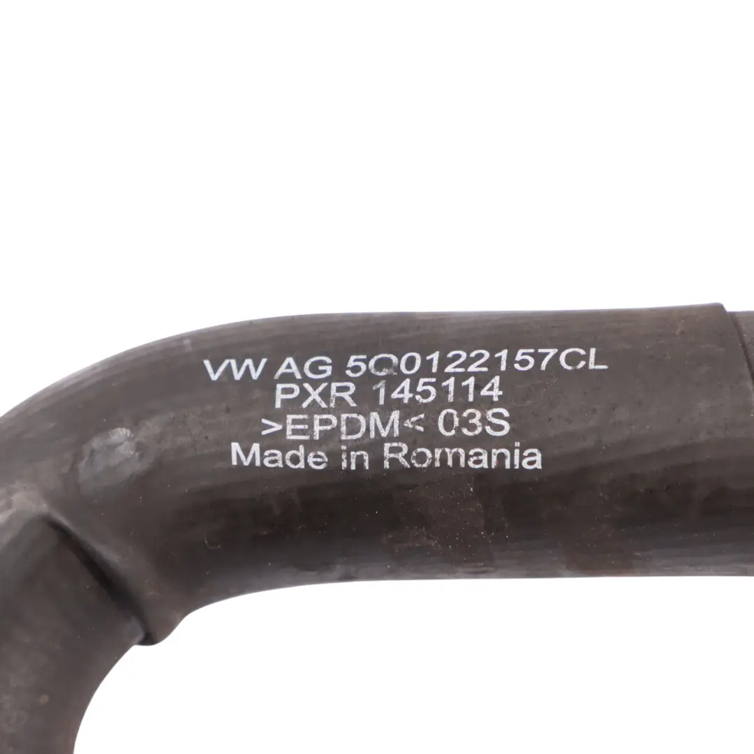 Water Hose Cooling Radiator Coolant Pipe Line to Audi A3 8V 35 TDI with Part number 5Q0122157CL Audi A3 8V 35 TDI Water Hose Cooling Radiator Coolant Pipe Line - SKU 5Q0122157CL - Part number 5Q0122157CL