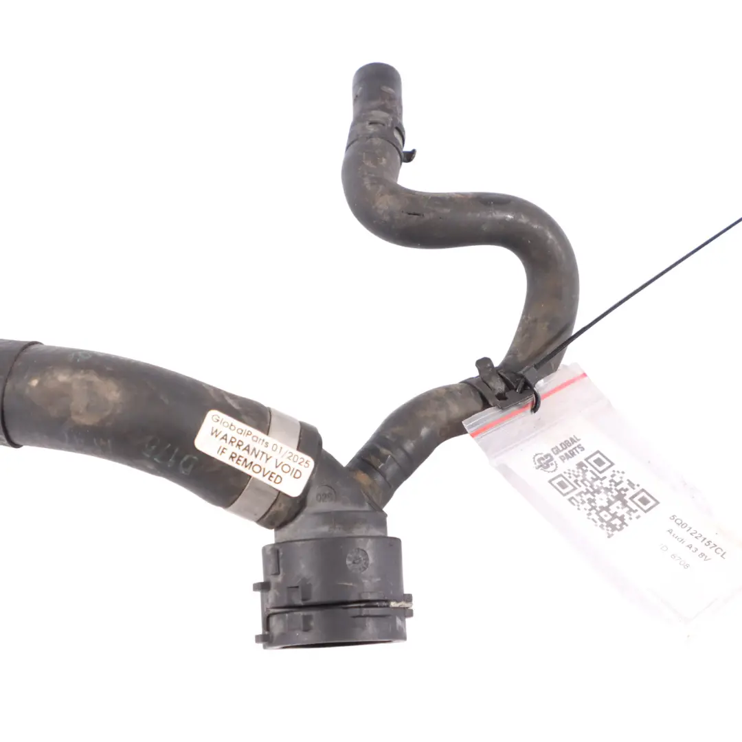 Audi A3 8V Diesel Tuyau eau radiateur refroidisement Conduite liquid - SKU 5Q0122157CL - Numéro de pièce 5Q0122157CL