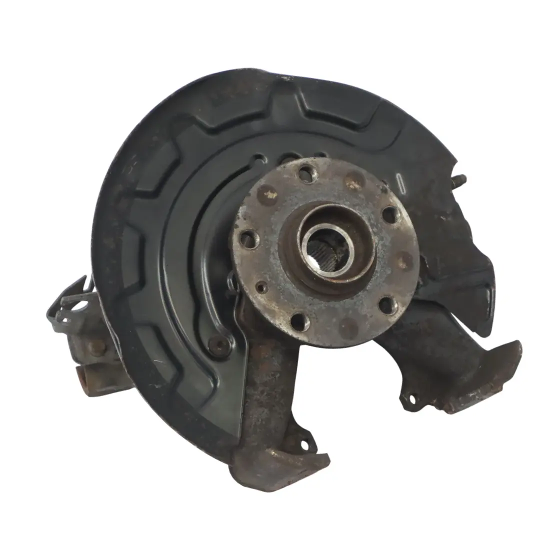 Skoda Octavia 5E Zwrotnica Piasta Wspornik Koła Lewy Przód - SKU 5Q0407255N - Numer Części 5Q0407255N