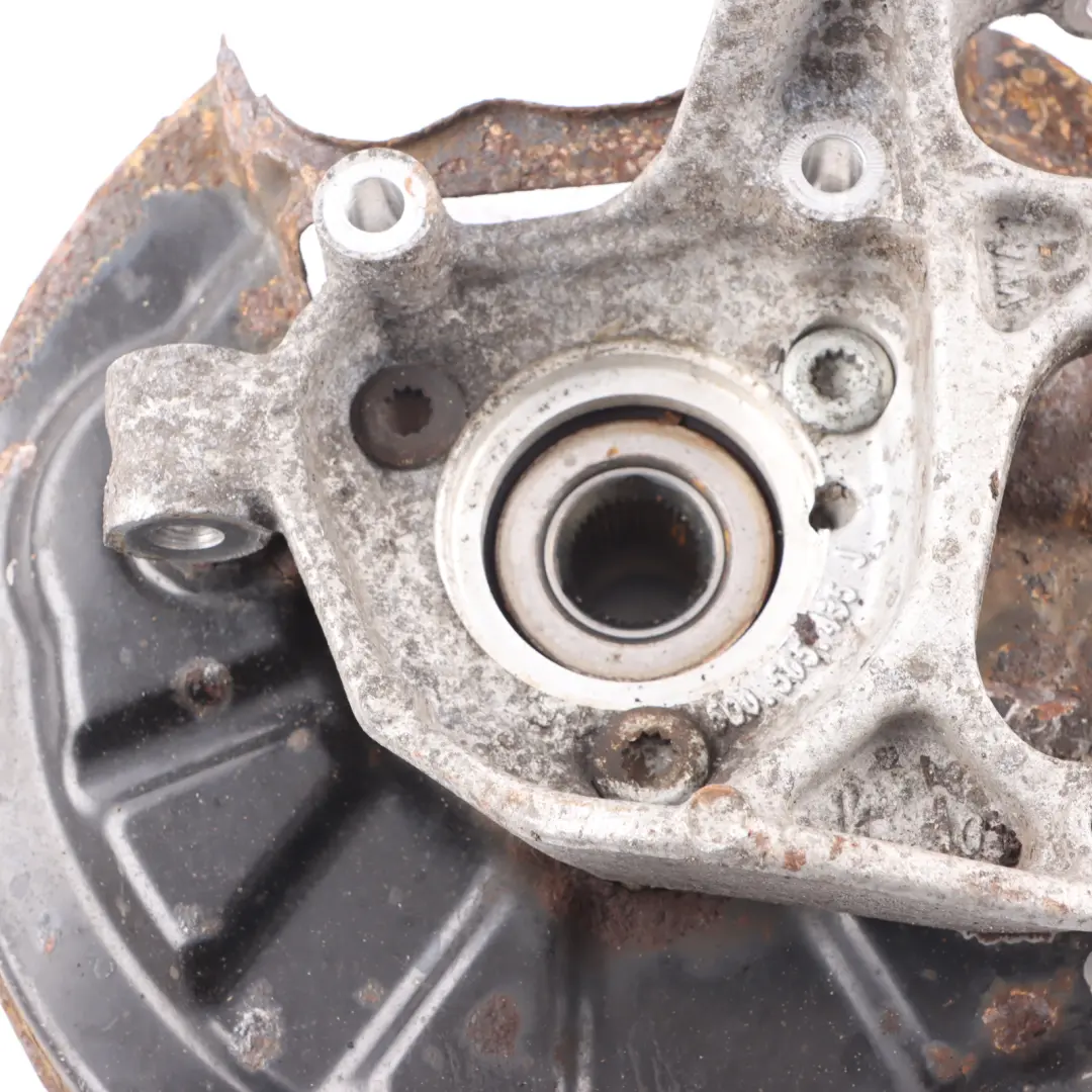 Audi A3 8V Radnabe Hinten Links Achsschenkel Bremsankerblech 5Q0505435J - SKU 5Q0505435F-3 - Teilenummer 5Q0505435F