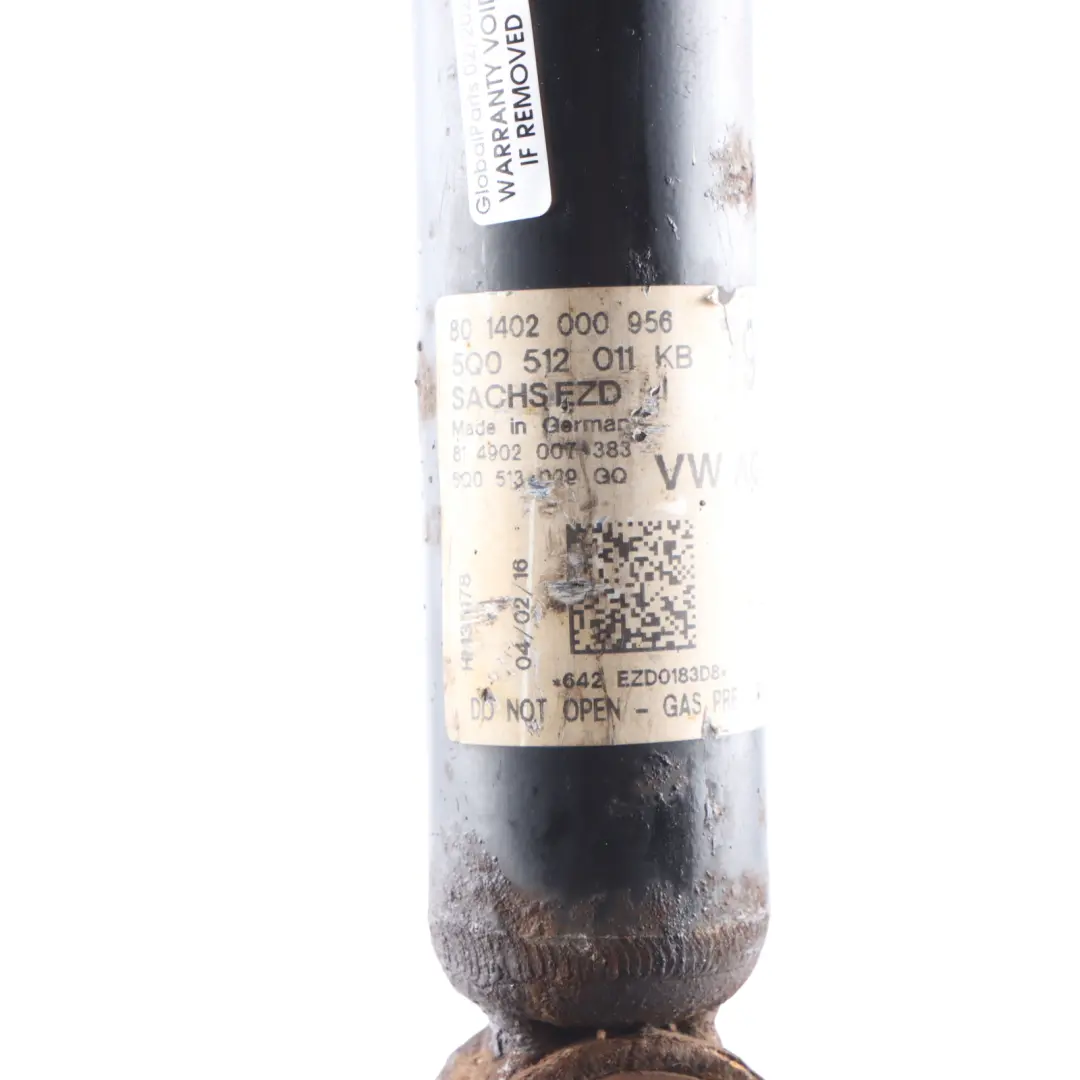 Axle Strut Shock Absorber Left Right N/O/S to Audi A3 S3 8V Rear with Part number 5Q0513029BK Audi A3 S3 8V Rear Axle Strut Shock Absorber Left Right N/O/S - SKU 5Q0513029BK - Part number 5Q0513029BK