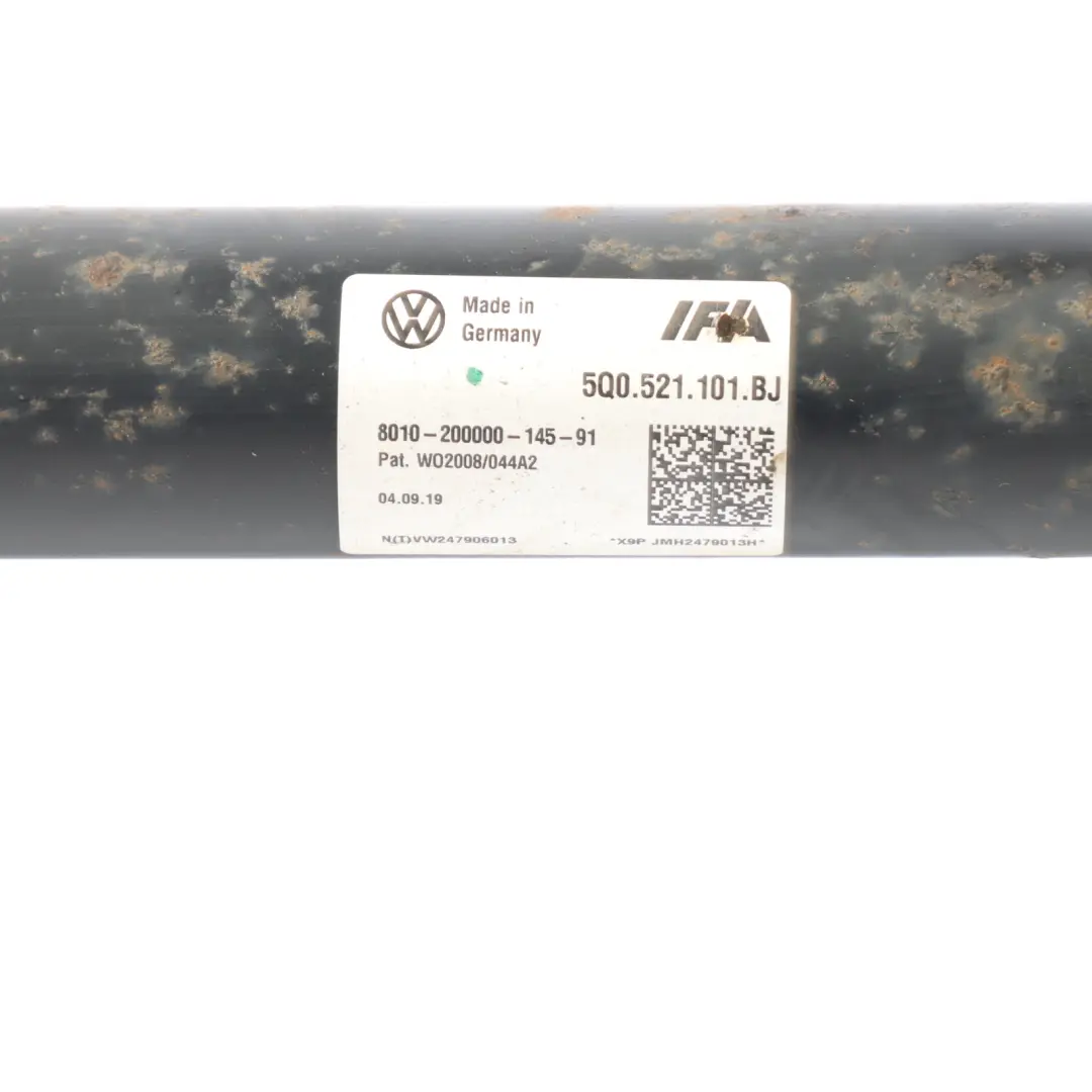 Shaft Propshaft Automatic Gearbox to Audi S3 8V 2.0 TFSI Quattro Drive with Part number 5Q0521101BJ Audi S3 8V 2.0 TFSI Quattro Drive Shaft Propshaft Automatic Gearbox - SKU 5Q0521101BJ - Part number 5Q0521101BJ