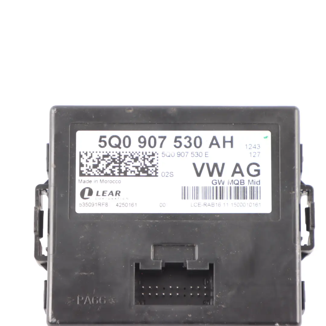 Gateway Steuergerät GW MQB Mid Unit ECU für Audi A3 S3 RS3 8V mit Teilenummer 5Q0907530AH Audi A3 S3 RS3 8V Gateway Steuergerät GW MQB Mid Unit ECU - SKU 5Q0907530AH - Teilenummer 5Q0907530AH