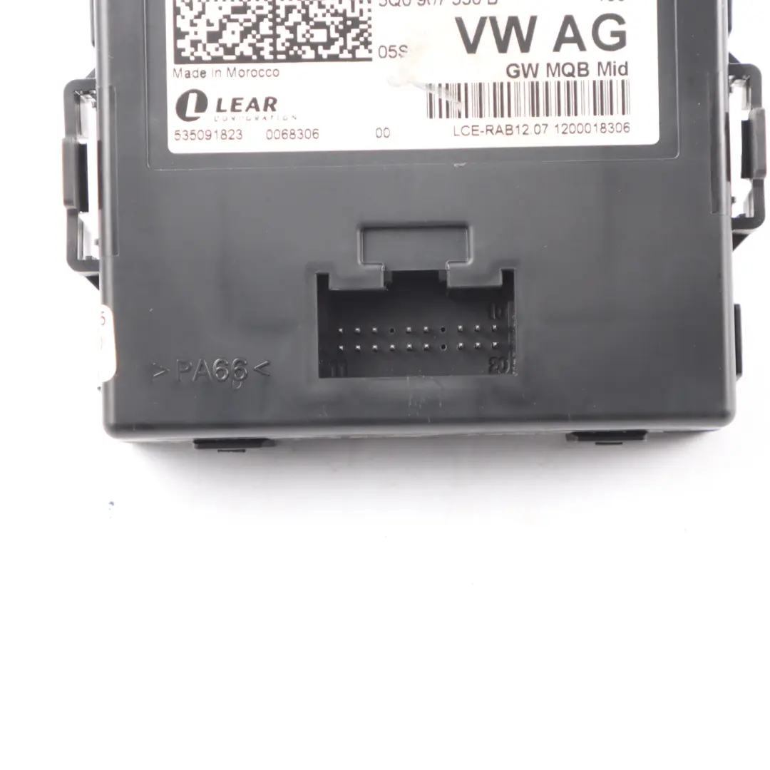 Audi A3 8V Central Gateway Control Unit Module Relay ECU - SKU 5Q0907530B - Part number 5Q0907530B