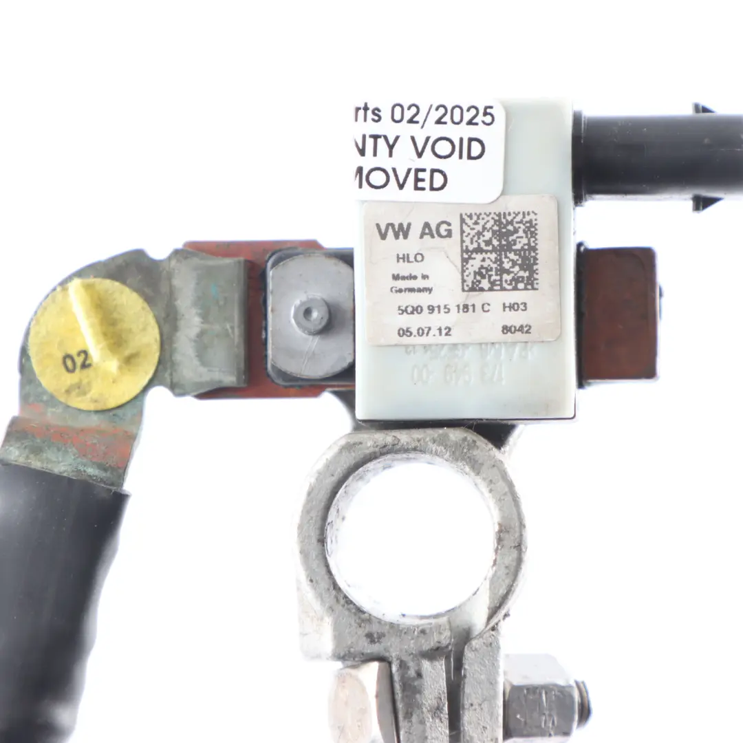 Audi A3 8V Negative Battery Cable Terminal Clamp Wire - SKU 5Q0915181C - Part number 5Q0915181C
