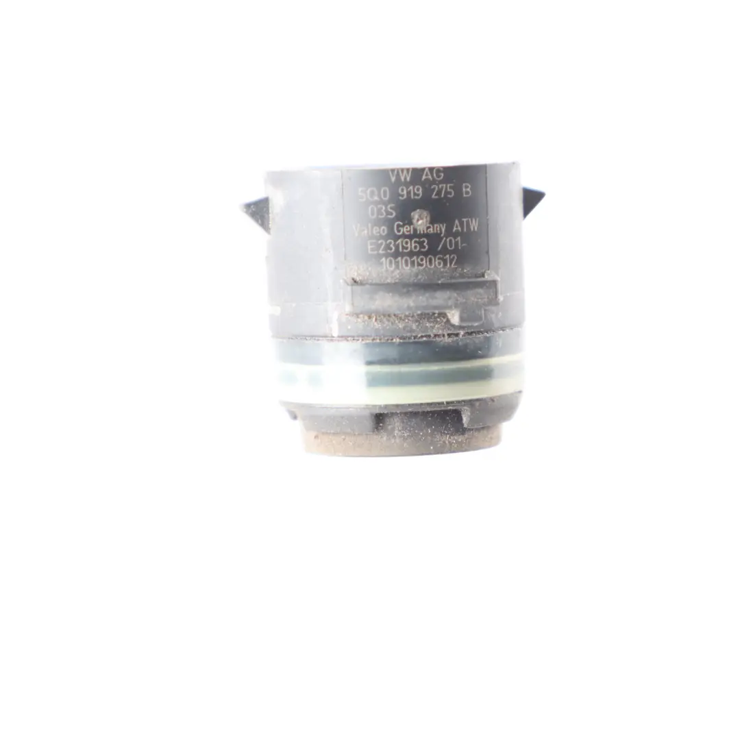 VW Audi Skoda Seat Control sensor aparcamiento PDC Mythical Negro Y9T - SKU 5Q0919275B-MYB - Número de pieza 5Q0919275B