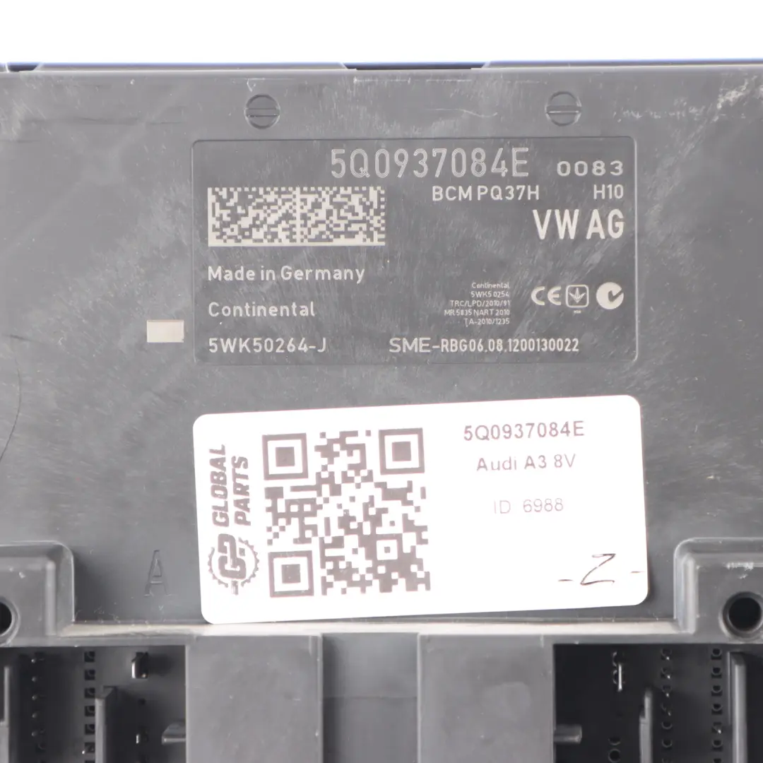 Audi A3 8V Body Control Comfort Unit Module BCM Unit - SKU 5Q0937084E - Part number 5Q0937084E