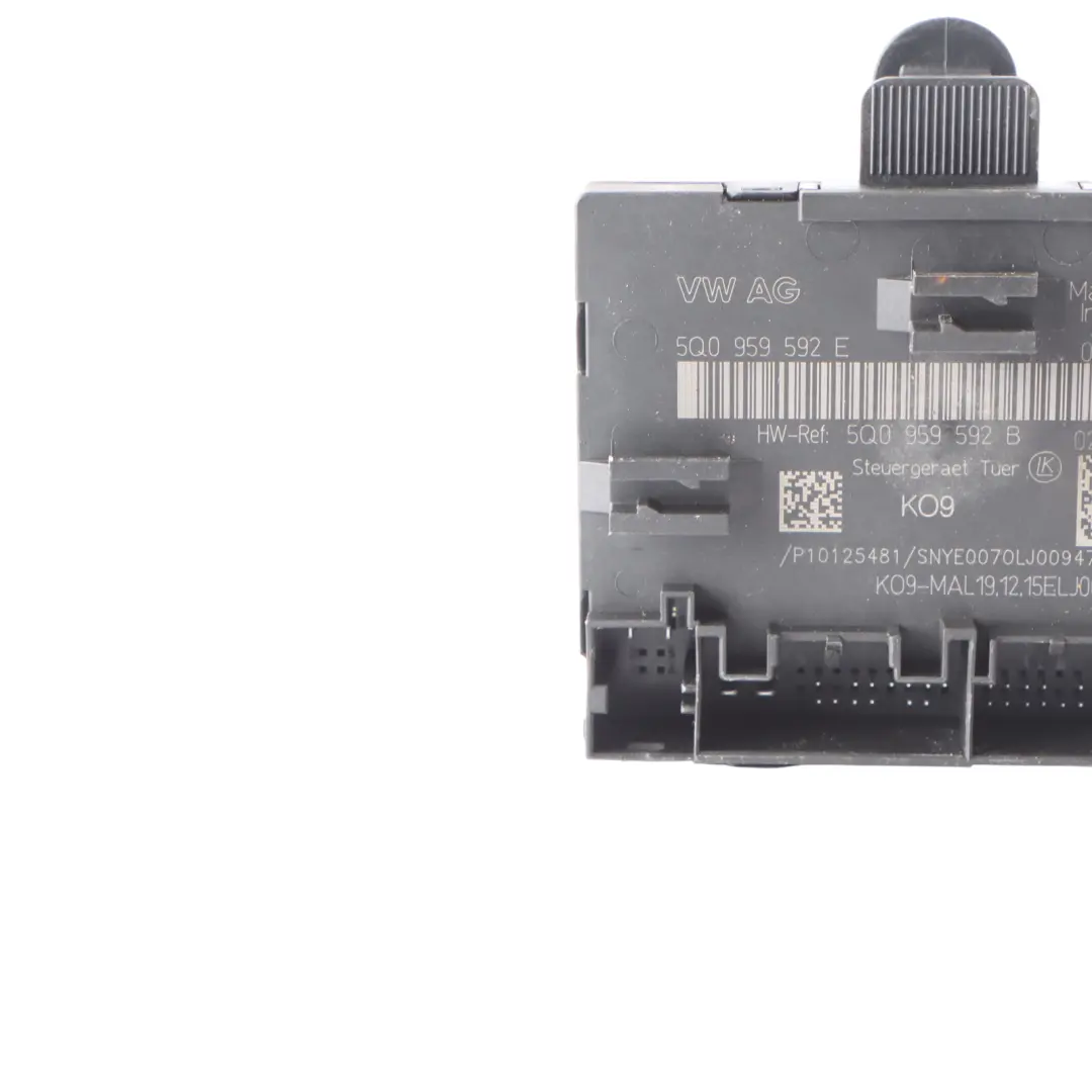 Module De Commande De Porte Avant Module ECU Droit pour Audi A3 8V à propos du numéro de pièce 5Q0959592E Audi A3 8V Module De Commande De Porte Avant Module ECU Droit - SKU 5Q0959592E - Numéro de pièce 5Q0959592E