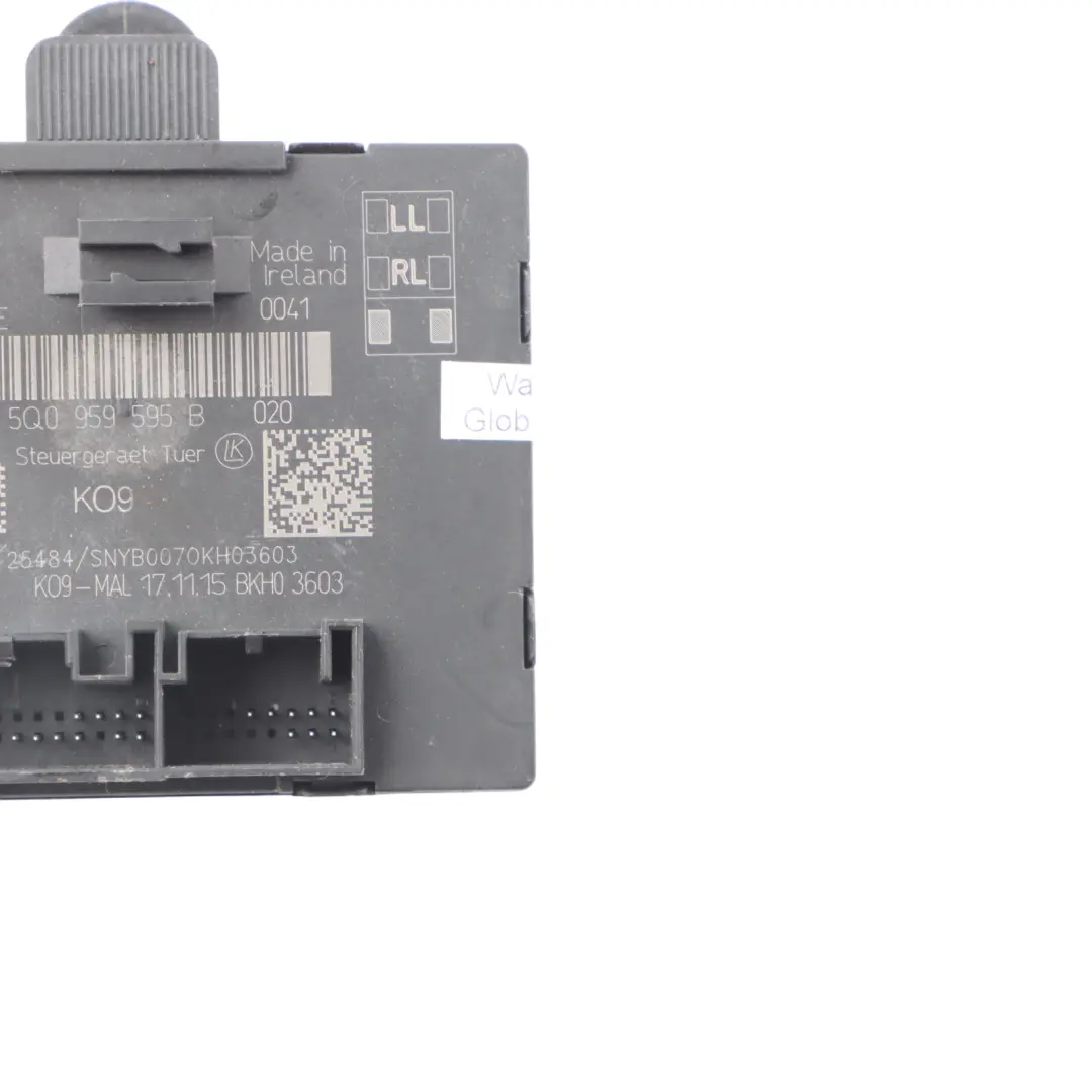 Audi A3 8V Module De Commande De Porte Arrière Gauche Droite ECU - SKU 5Q0959595E - Numéro de pièce 5Q0959595E