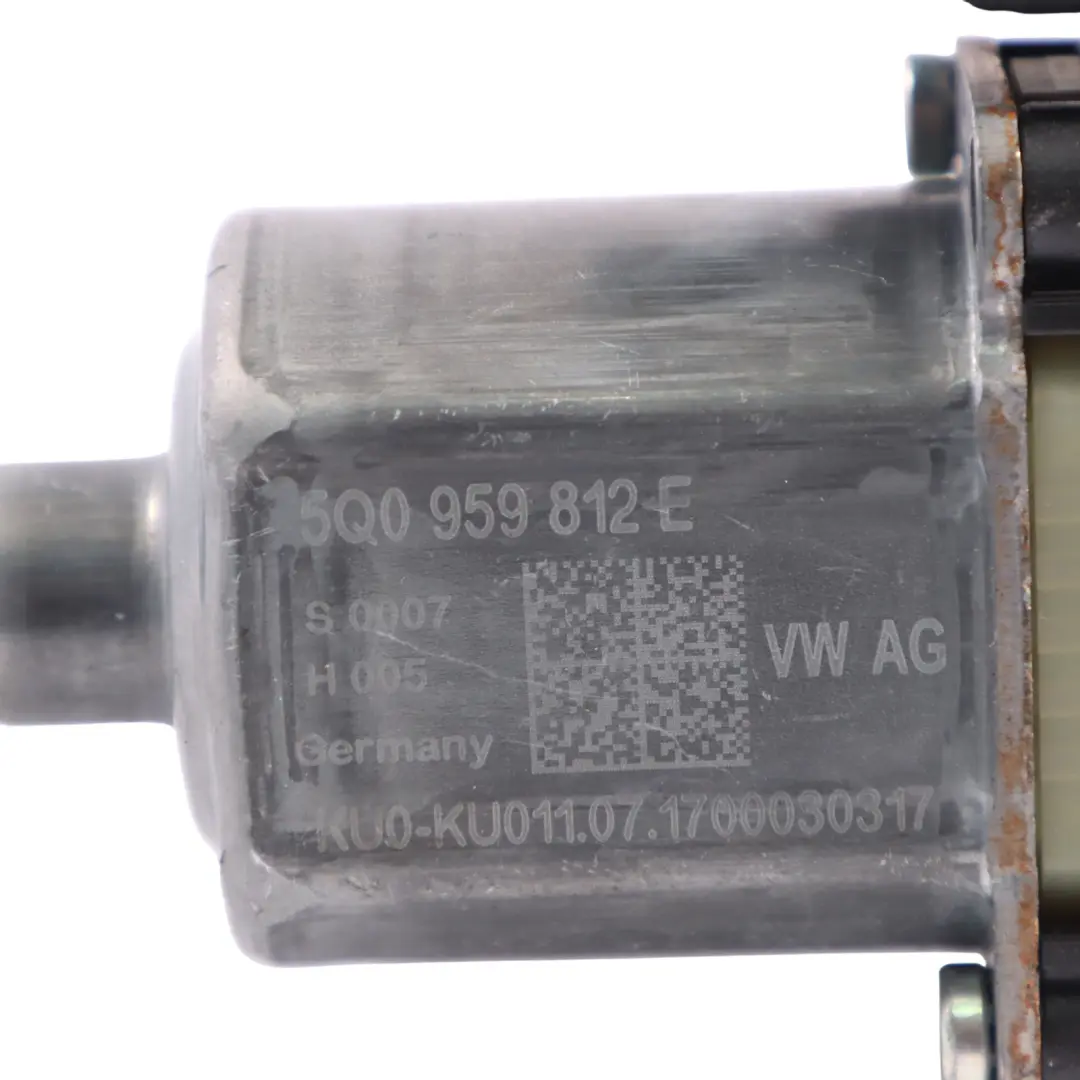 Skoda Octavia 5E Elevalunas Regulador Motor Trasero Derecho - SKU 5Q0959812A - Número de pieza 5Q0959812A