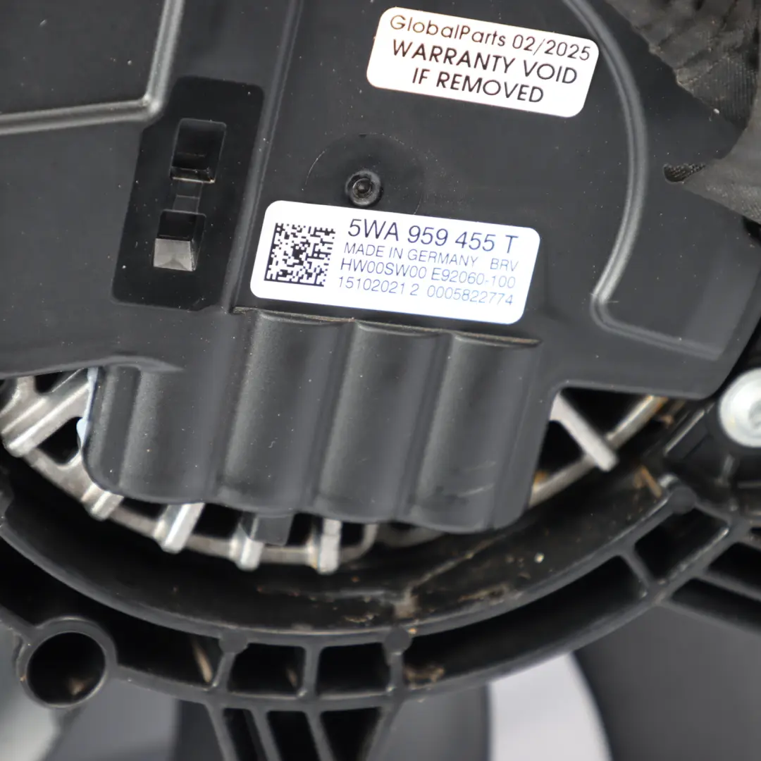 RSQ3 F3 A/C Air Condition Radiator Fan Shroud Motor to Audi with Part number 5WA121203T Audi RSQ3 F3 A/C Air Condition Radiator Fan Shroud Motor - SKU 5WA121203T - Part number 5WA121203T