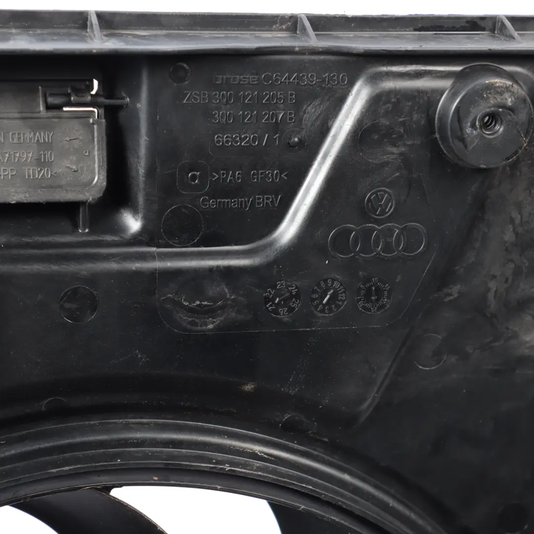 RSQ3 F3 A/C Air Condition Radiator Fan Shroud Motor to Audi with Part number 5WA121203T Audi RSQ3 F3 A/C Air Condition Radiator Fan Shroud Motor - SKU 5WA121203T - Part number 5WA121203T