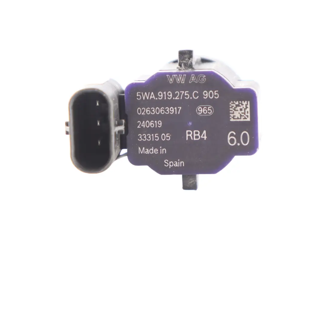 Audi A3 S3 8Y Sensor aparcamiento PDC delantero trasero Negro - Y9T - SKU 5WA919275C-MYB - Número de pieza 5WA919275C
