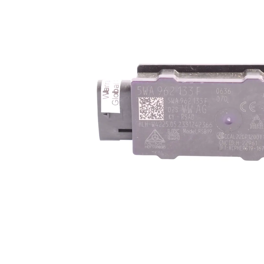 Audi Volkswagen Seat Keyless Entry Module Aerial Antenna - SKU 5WA962133F - Part number 5WA962133F