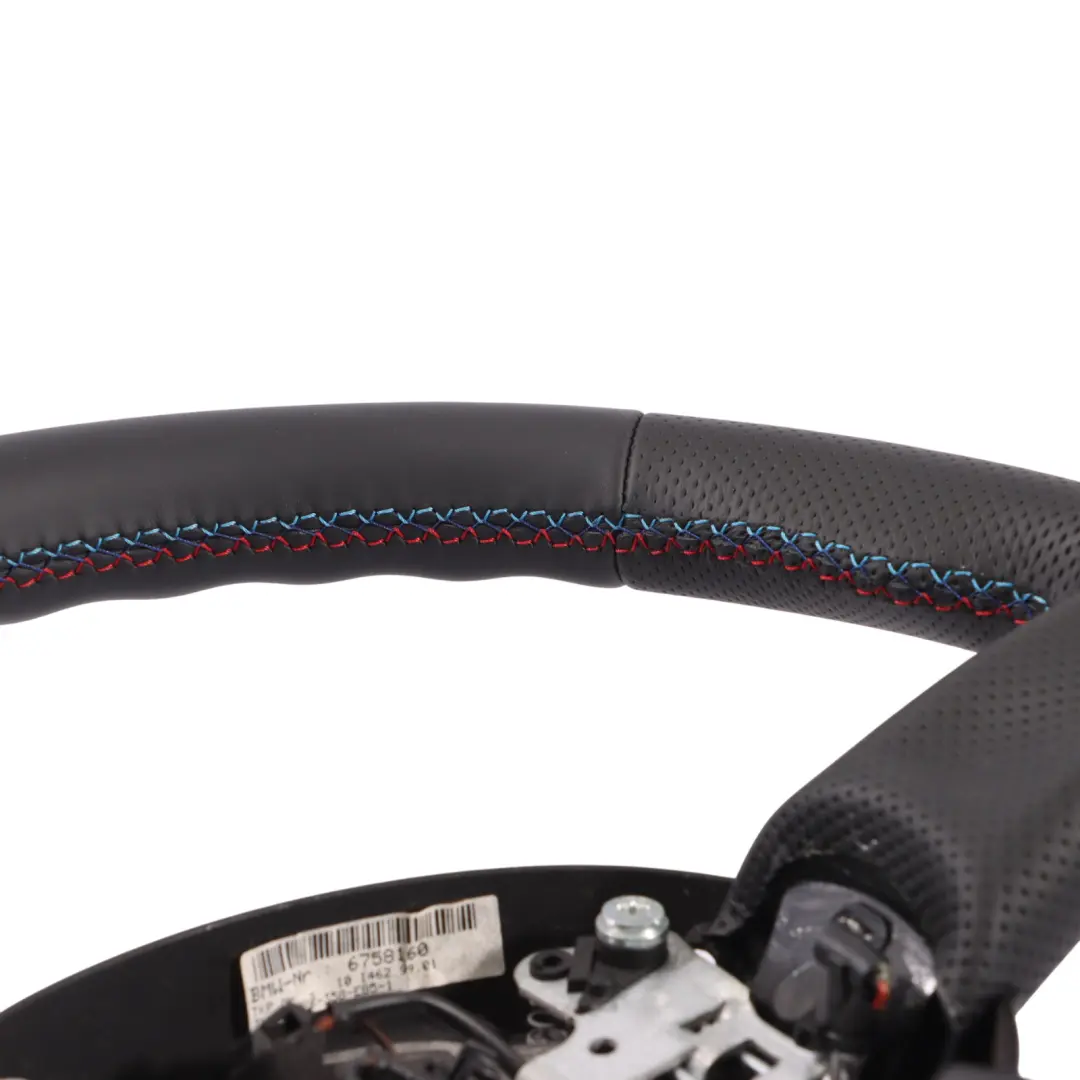 NUOVO volante in pelle nera M-Sport Look per BMW Z4 Serie E85 E86 con numero di parte 6758160 BMW Z4 Serie E85 E86 NUOVO volante in pelle nera M-Sport Look - SKU 6758160-1 - Numero di parte 6758160