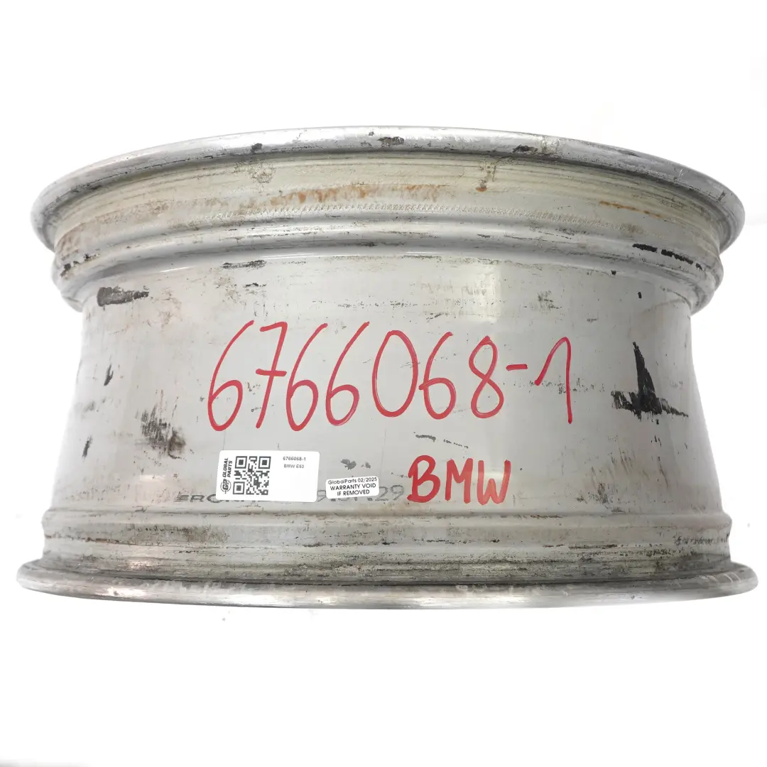 BMW X5 E53 Front Silver Alloy Wheel Rim 20" 9,5J ET:45 V-Spoke 168 - SKU 6766068-1 - Part number 6766068