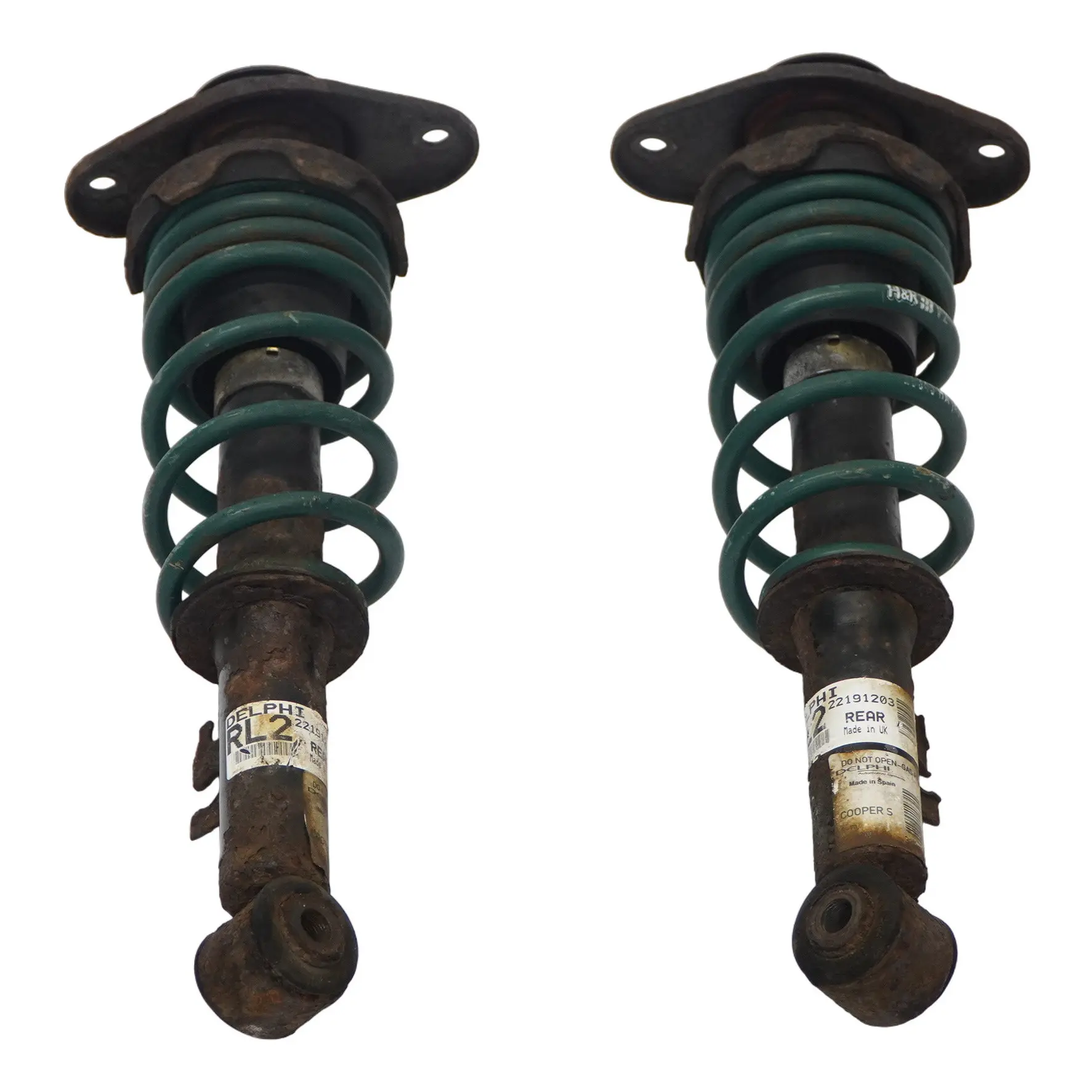 Mini R53 Rear Suspension Strut Shock Absorber Left Right N/O/S Set 6768158