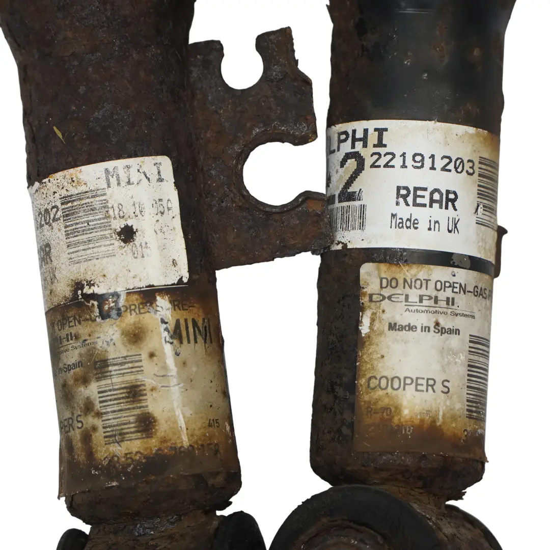 Federbein Stoßdämpfer Hinten Links Rechts Set für Mini R53 mit Teilenummer 6768158 Mini R53 Federbein Stoßdämpfer Hinten Links Rechts Set - SKU 6768158-2 - Teilenummer 6768158