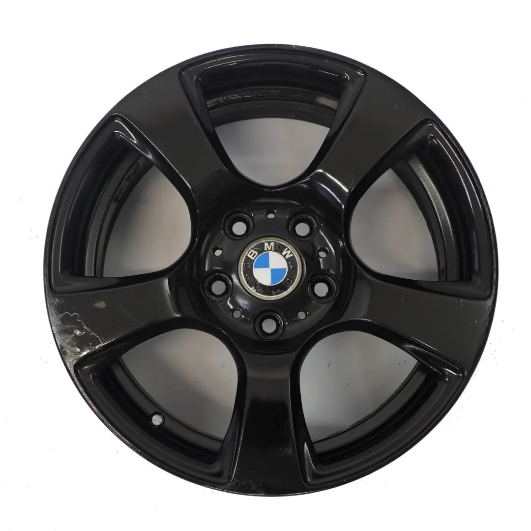 Schwarz Alufelge Spider Spoke 157 17" ET:34 8J für BMW E90 E91 mit Teilenummer 6770239 BMW E90 E91 Schwarz Alufelge Spider Spoke 157 17" ET:34 8J - SKU 6770239-5 - Teilenummer 6770239