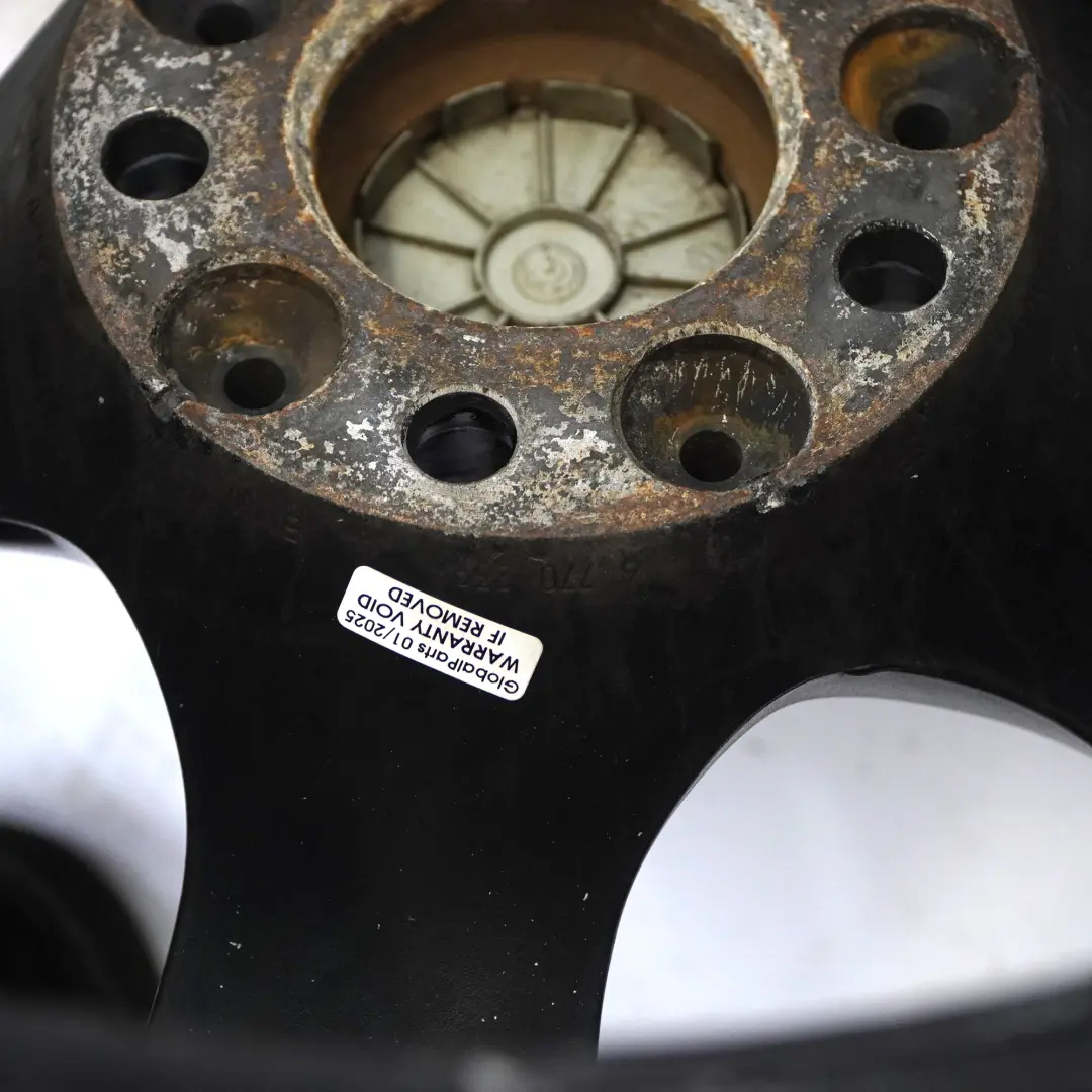 BMW E90 E91 Cerchio In Lega Nero Spider Spoke 157 17" ET:34 8J - SKU 6770239-6 - Numero di parte 6770239