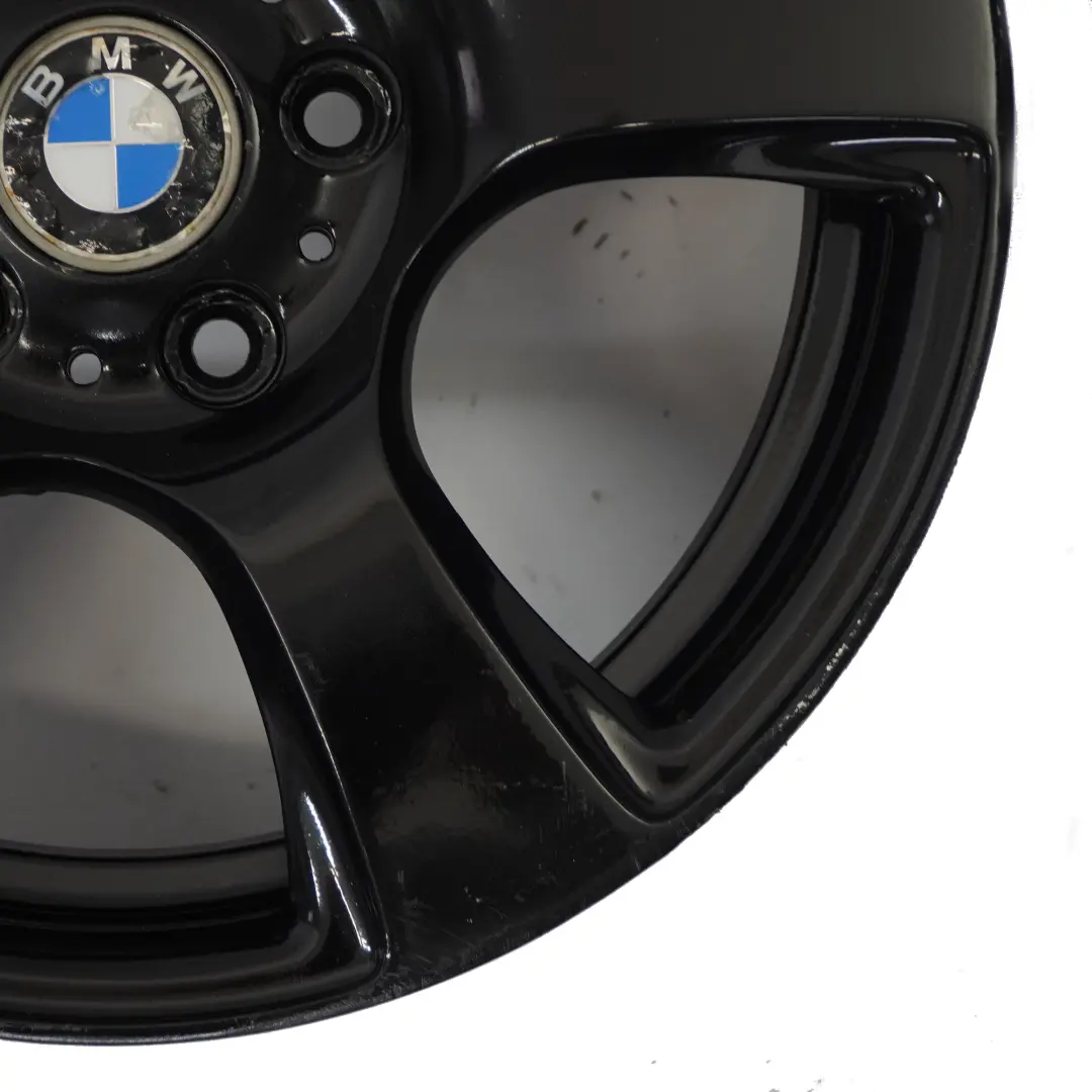 Alloy Rim Spider Spoke 157 17" ET:34 8J to BMW E90 E91 Black Wheel with Part number 6770239 BMW E90 E91 Black Wheel Alloy Rim Spider Spoke 157 17" ET:34 8J - SKU 6770239-6 - Part number 6770239